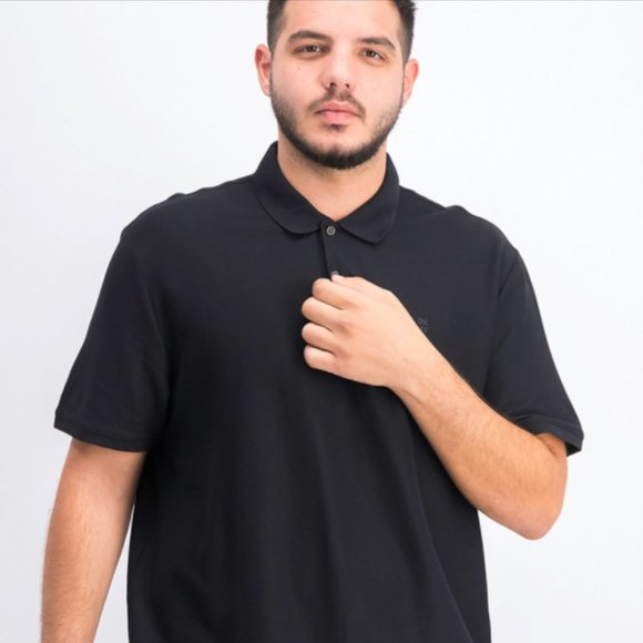 Dkny Other - DKNY Men's Solid Black Polo in Cotton/Poly Mix, Size XL (NWT) Super Soft